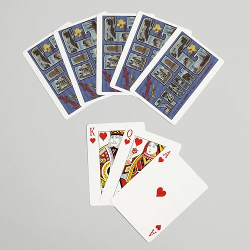 Baraja de poker escena Big Spring Texas 52 cartas miniatura 7