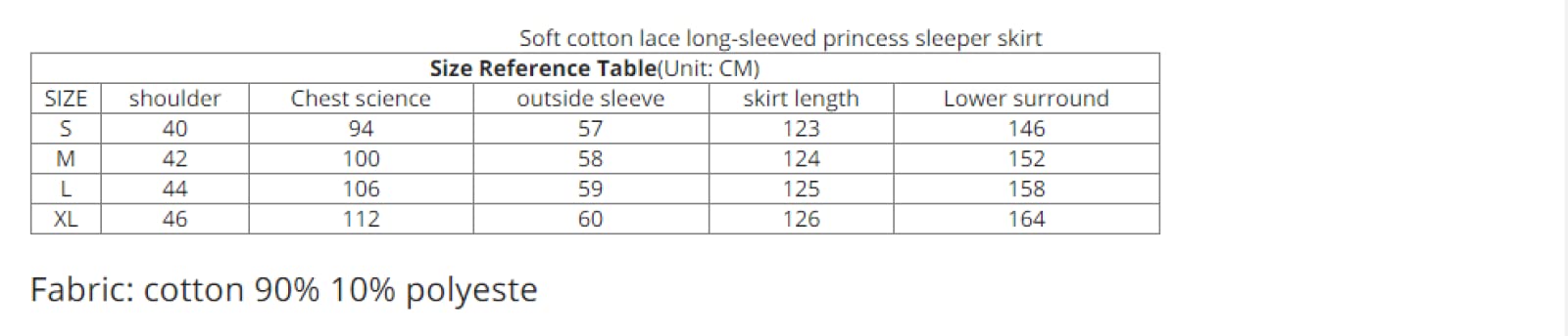 OFFSUM Camicia da Notte Donna - Spring Plus Size Round Neck Casual Lingerie Dress Fashion Elegant Princess Nightdress Solid Color Cotton Nightgit