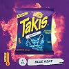 Takis Blue Heat Rolled Tortilla Chips, Hot Chili Pepper Artificially Flavored, 4 Ounce Bag