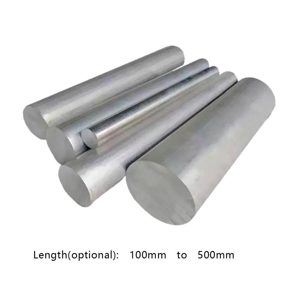 Varillas mecanizables de aleación de aluminio 6061, 10 piezas for estructuras de construcción(200x12mm)