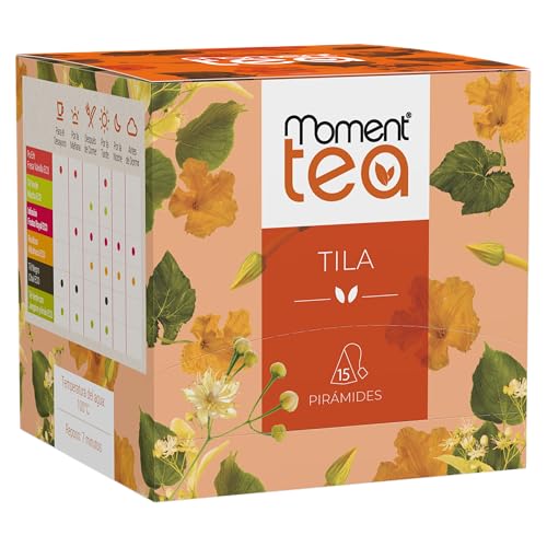 Moment Tea- Infusión Tila estuche de 15 pirámides de 1.5g