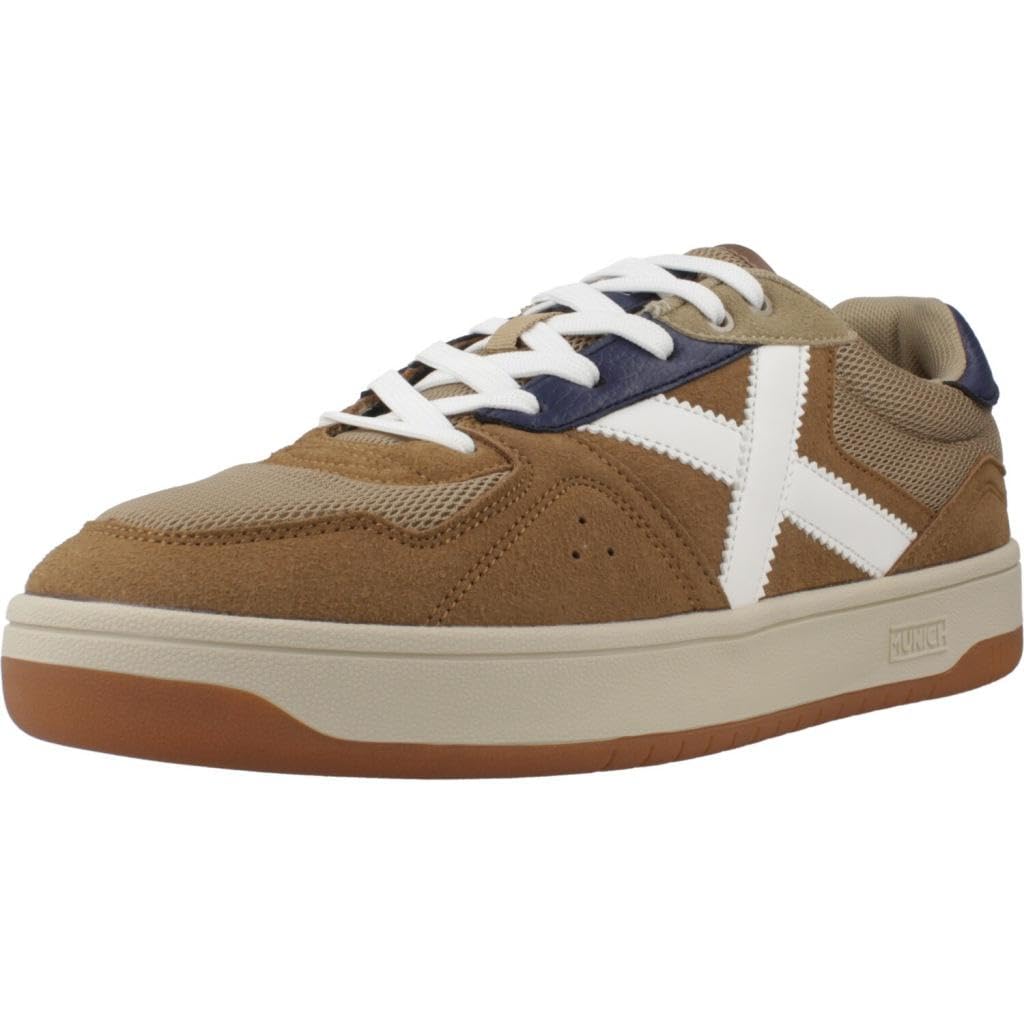 Munich Men's Stilo 03 Sneaker, Brown, 8 UK