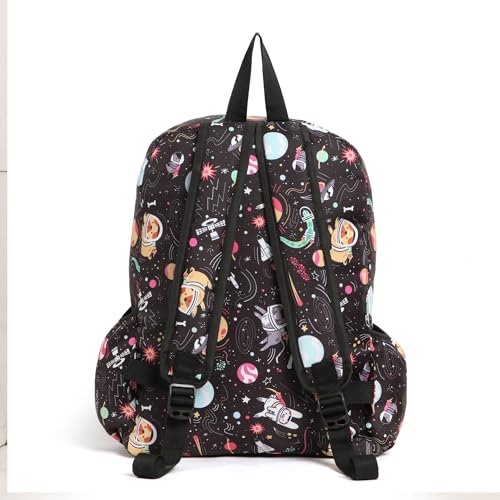 Image of Bizanne Fashion Stylish Front Embroidery Backpack for Women | Backpack For Girls | Gift For Girls | Rakhi Gift For Sister