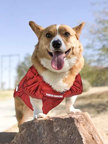 Image of Pets First Collegiate South Carolina Gamecocks Dog Mesh Jersey, Small