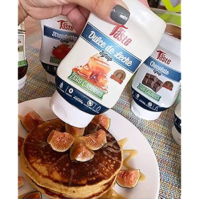 Mrs Taste Sugar Free Dulce de Leche, Zero Calories, Zero Sodium, Zero Sugar, High Fiber, Keto Friendly, Paleo Friendly, Condiments and Sauces (11 oz, Dulche de Leche)