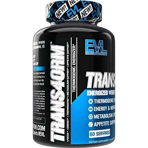 Evlution 0682055551616 Evl Thermogenic Fat Burner Support - Fast Acting Weight Loss Energy And Appetite Support - Trans4Orm Green Tea Fat Burner And Weight Loss Support Supplement thumb #5