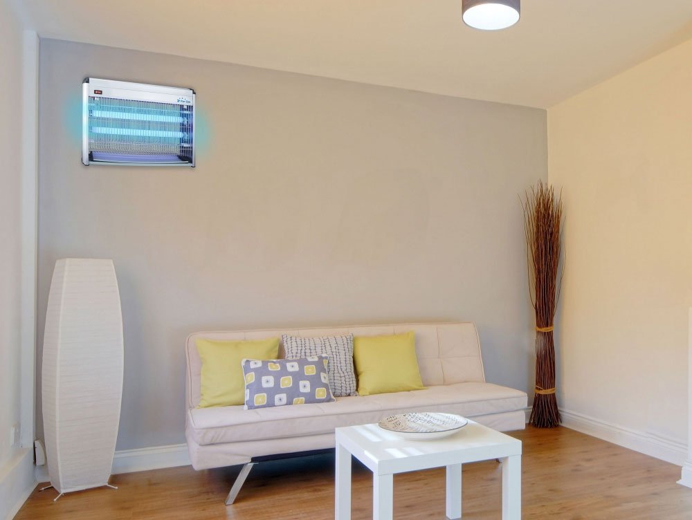 PUR LINE | Mata Insectos Eléctrico 30W con Luz Ultravioleta – Mata Mosquitos Profesional Silenciosa y Ecológica, Dispositivo Mural para Eliminar Mosquitos e Insectos Voladores en Hogar, Cocina