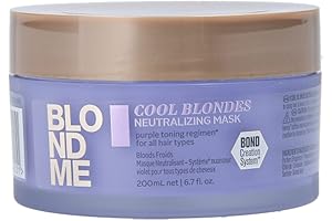 BlondMe Cool Blondes Neutralizing Mask, Shimmer Me Blonde with Vibrant Blonde Shades