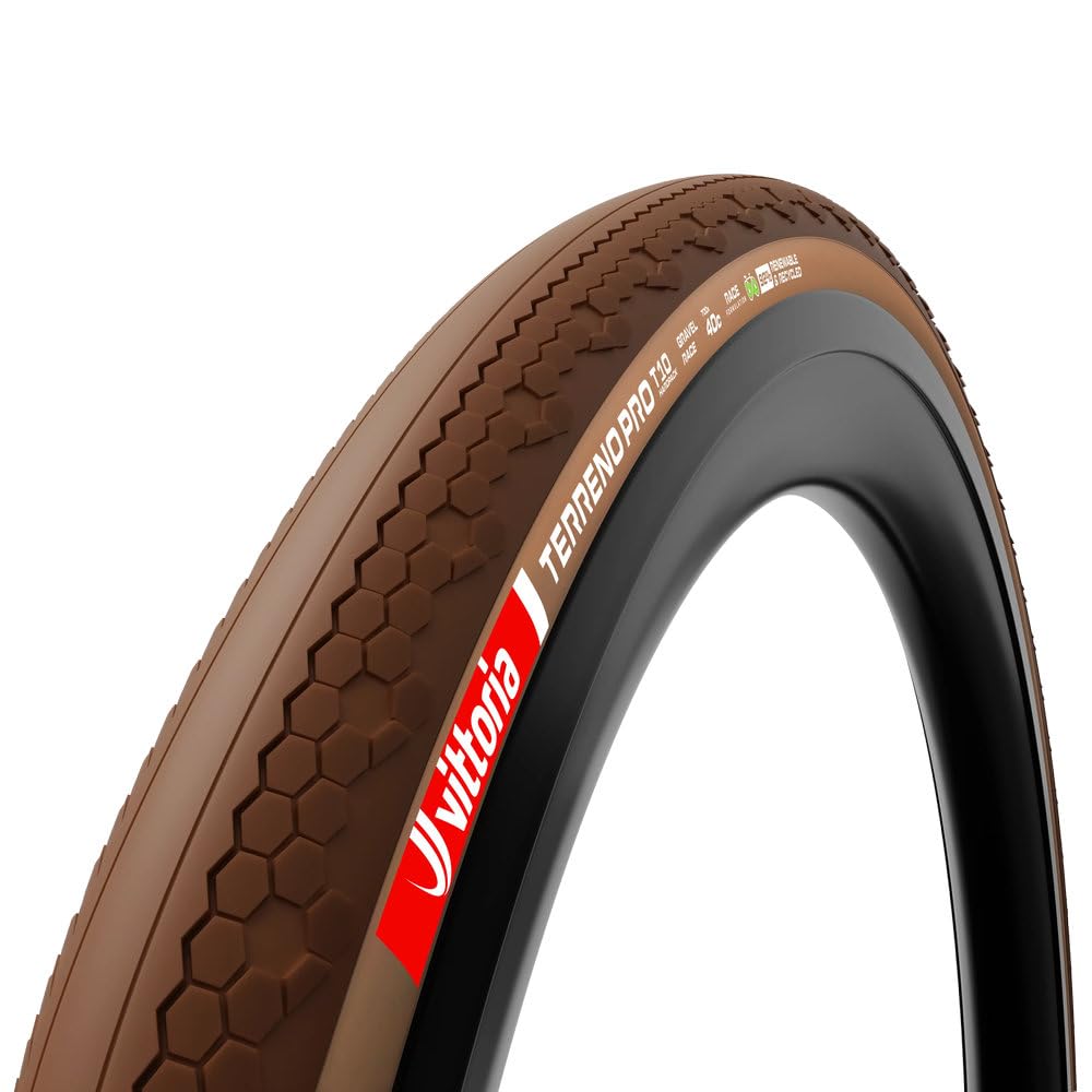 Vittoria Natural Brown Terreno Pro T10 Hardpack Gravel Race Tlr Tubeless Ready Eco Race 700C Tyre Size 10