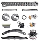 Timing Chain Kit with Water Pump Tensioner for 2005-2015 Nissan Xterra, Frontier & Pathfinder 4.0L V6 DOHC Engine Replacement Parts