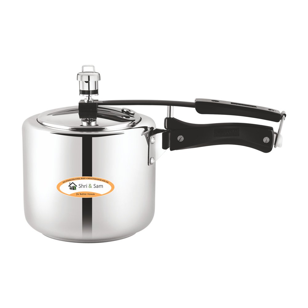 Shri and Sam Signum Stainless Steel Cooker, 2 Litre, Steel