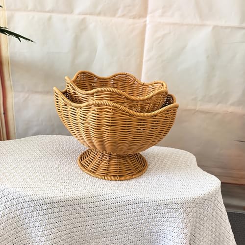 Soporte multiusos para frutas con diseño tejido duradero y elegante 5