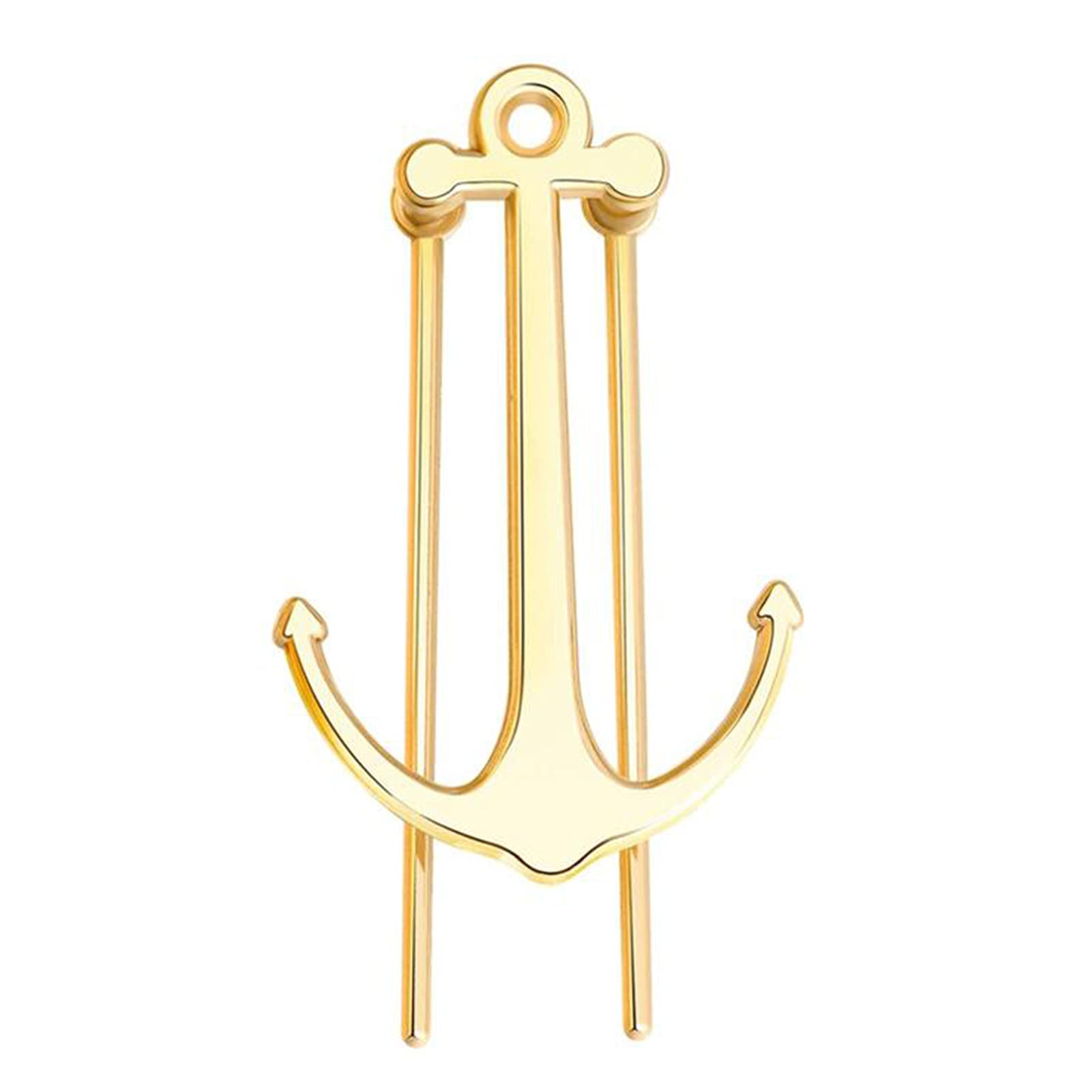 Geqian Women's Gold Bookmarks Creative Metal Bookmark Anchor Bookmark - Creative Metal Page Holder Clip For Students Teachers Graduation Gifts School For School Office