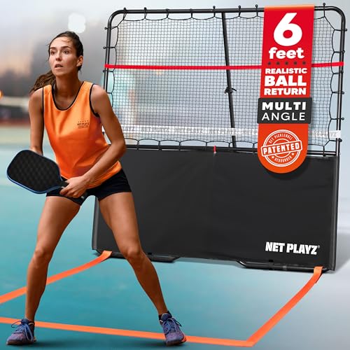 Pickleball Rebounder Training Aid: Adjustable Angles...
