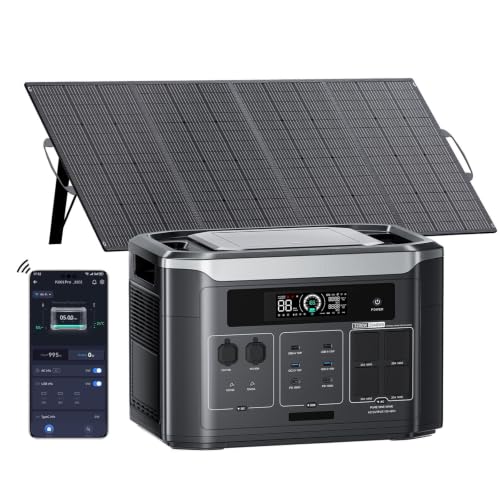 Image of BP3000 Solar Generator with Panel Optional, Expandable Portable Power Station, 3200W AC Outlets (6400W Peak), 2048Wh Power Station Expandable to 16kWh, LFP Battery, 1800W Fast Charging (BP3000+400W)