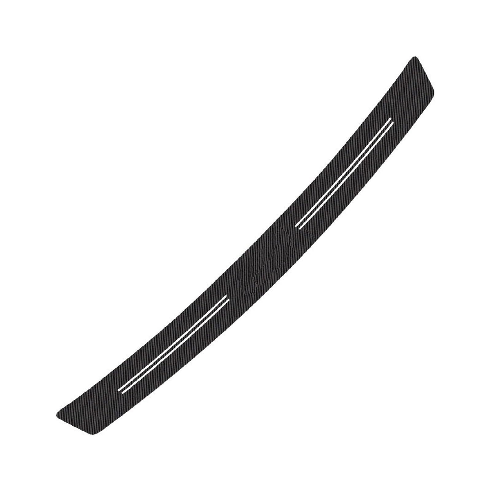 Tira Protectora de Parachoques Pegatinas Decorativas para protección calcomanía Protectora de Fibra Carbono para Cubierta Pedal Parachoques Trasero Coche para Peugeot 208