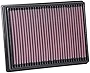 K&N Engine Air Filter: Reusable, Clean Every 75,000 Miles, Washable, Premium, Replacement Car Air Filter: Compatible with 2018-2020 FORD (Escape, Focus IV) , 33-3131