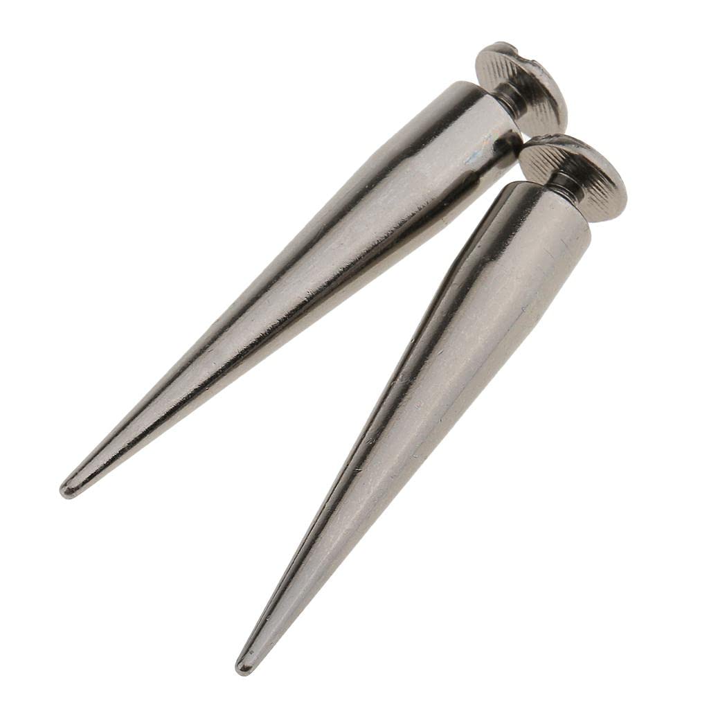 rockible Cono Remache para Manualidades de Cuero con Tornillo y Puntos de Púas Decorativos en Metal Adecuado para Bolsos Cinturones Pulseras Ropa