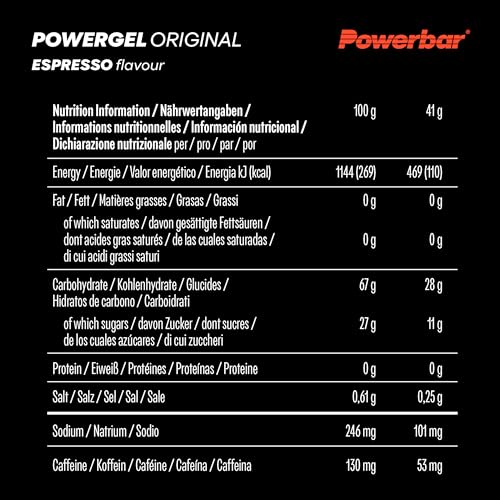 Miniatura 6 de Powerbar PowerGel (24x41g) Espresso (con cafeína)