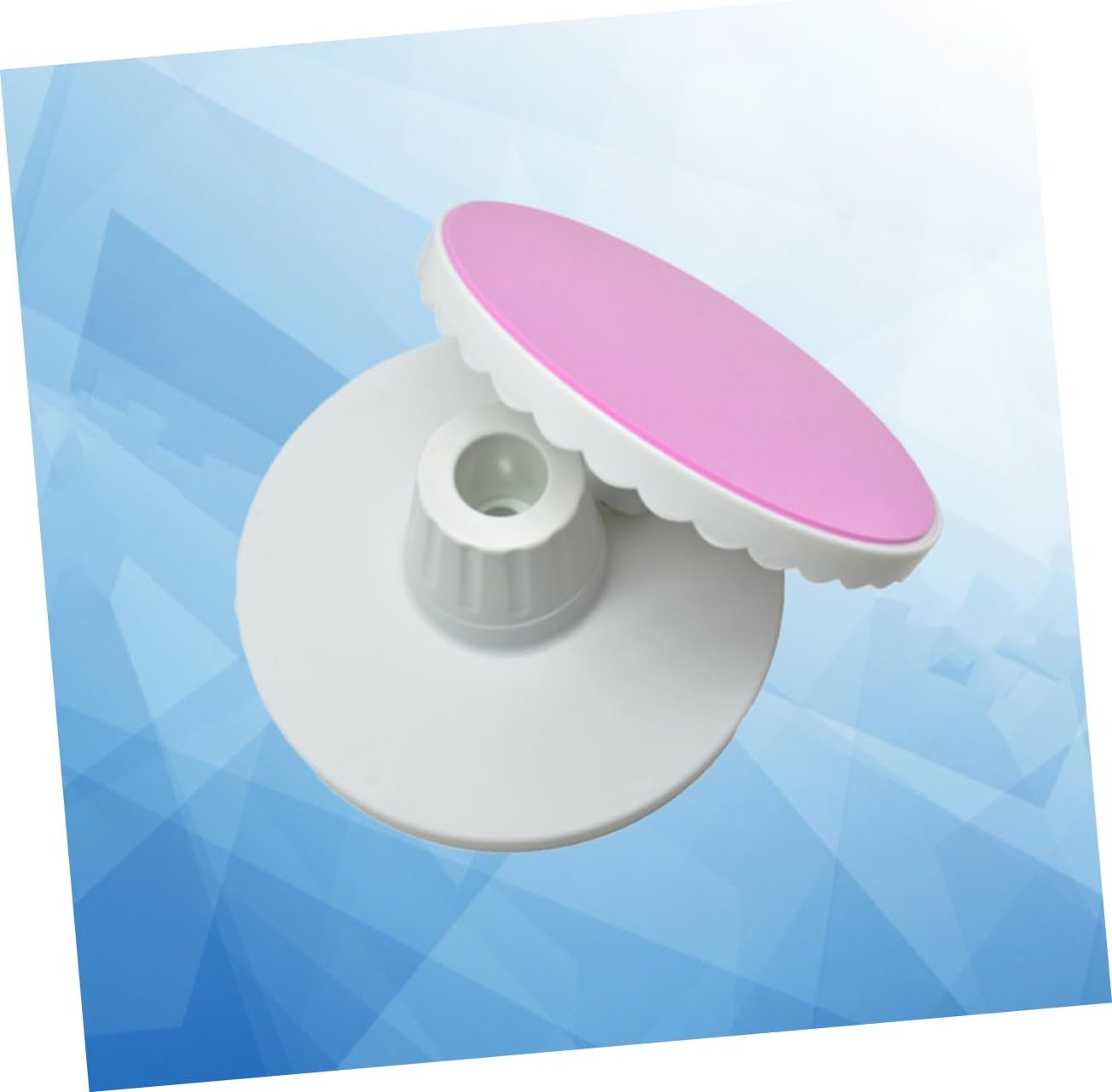 Ciieeo 1pc Plastic Rotating Cake Turntable Inclinable Cake Decorating Stand for Home Bakery Revolving Design Easy to Clean and Creating Beautiful Borders