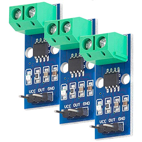 AZDelivery 3 x ACS712 20A Amp. Huidige Sensor Range Module Huidige Sensor compatibel met Arduino Bascom Inclusief E-Book!