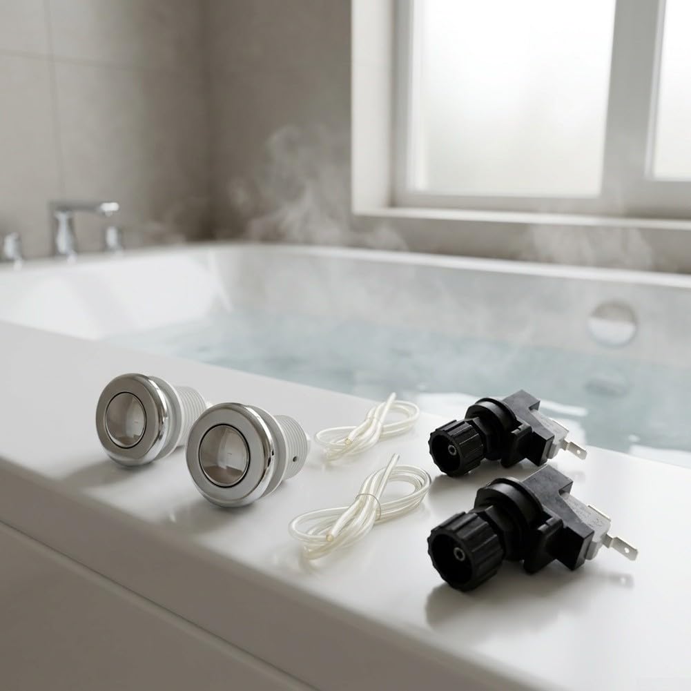 Kit Interruptor Aire Bañera 28mm Hidroseguro ABS(32mm)