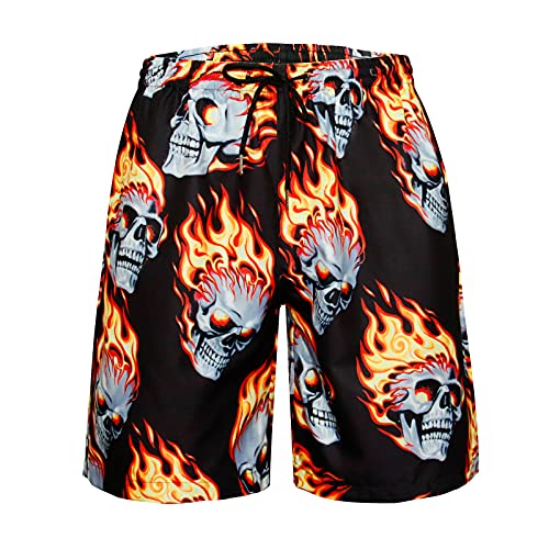 Men's Swim Trunks Quick Dry Shorts Beach Surf Printed Board Shorts Swimwear Bathing Suits with Pockets2
