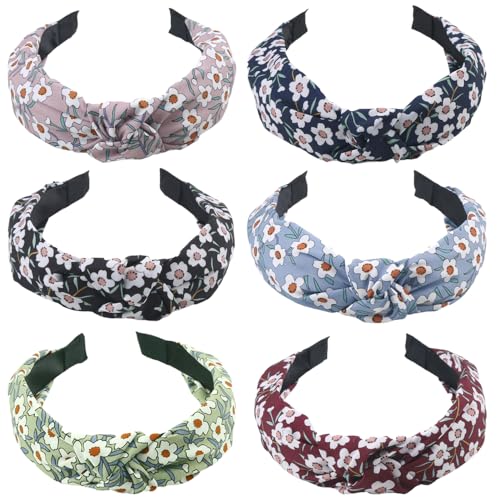 AIZIYIN Women's Leopard Print Headbands (6 Pack, 1.18 Inch Wide, Elastic, Perfect for Daily Wear, Parties, Festivals) AIZIYIN Women's Leopard Print Headbands (6 Pack, 1.18 Inch Wide, Elastic, Perfect for Daily Wear, Parties, Festivals)