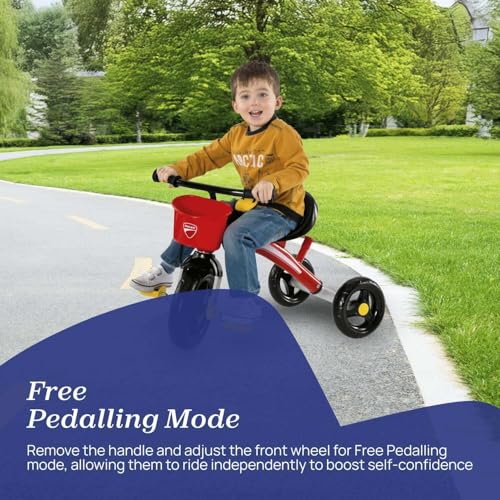 Chicco Tricycle 2 en 1 U GO pour enfants tricycle pour fille et enfant avec poignée réglable en hauteur max. 20 kg à couleur unisexe - vue 5