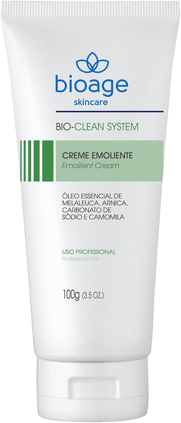 Bioage Bio-Clean System Emollient Cream โ Helps with the Extraction of Blackheads and Comedones โ Hypoallergenic and Non-Comedogenic (3.5 Oz)