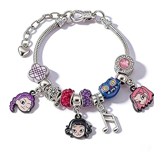 Ugecl K.Pop Demon Hunters DIY Bracelet for Women Charms Bracelet with Customizable Order Pop Jewelry Accessories Birthday Gifts