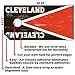 Cleveland Cornhole Board Wraps and Decals for Boards Set of 2 Skins Professional Vinyl Covers Sticker - Football Tailgating Cornhole Wraps Stickers Cornhole Skins Cornhole Wraps for Boards