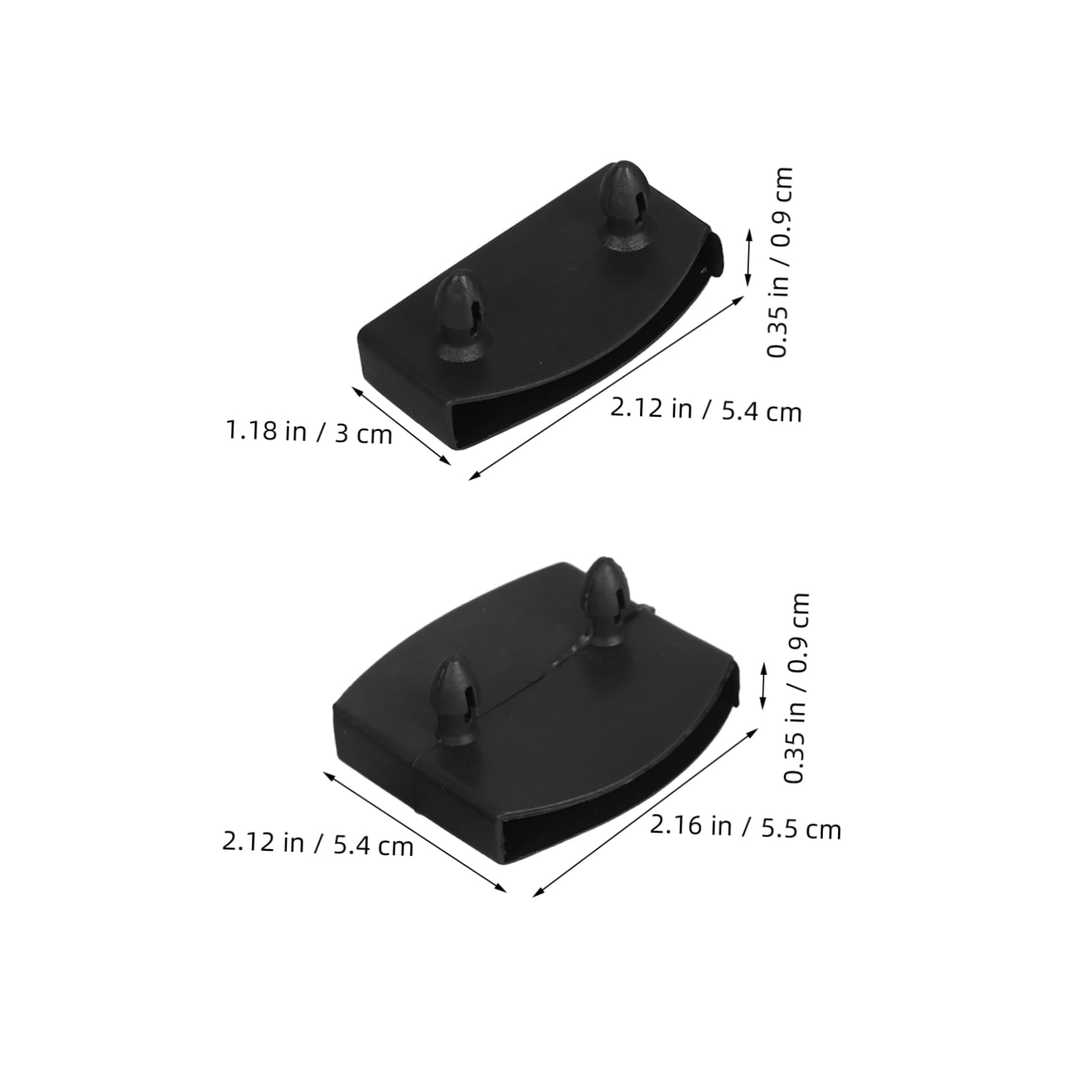 Cabilock 1Set Plastic Bed Slat End Caps Holders Connectors for Slats Replacement Furniture Accessories for Single and Double Beds Office Chairs and More