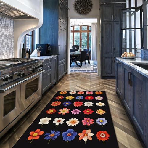 Tapis doux à poil bas lavable pour chambre d'enfant