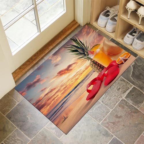 Paillasson 90x150 cm pour entrée de maison : tapis résistant et lavable - 3