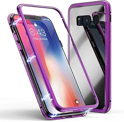 Jonwelsy Funda para Samsung Galaxy S9, Fuerte Tecnolog?a de Adsorci?n Magn?tica, Cubierta Trasera de Vidrio Templado Ultra Delgado Metal Bumper Case Cover para Samsung Galaxy S9 (P?rpura) Jonwelsy Funda para Samsung Galaxy S9, Fuerte Tecnolog?a de Adsorci?n Magn?tica, Cubierta Trasera de Vidrio Templado Ultra Delgado Metal Bumper Case Cover para Samsung Galaxy S9 (P?rpura)