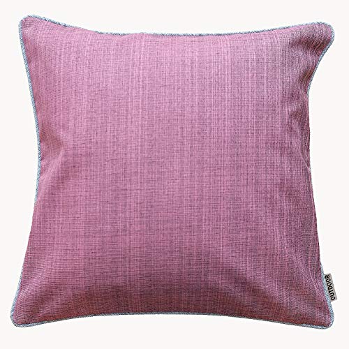 TextilDepot24 Outdoor Cushion Cover Weatherproof for Outdoor and Indoor Use (40 x 40 cm, Dusky Pink), Antique Pink