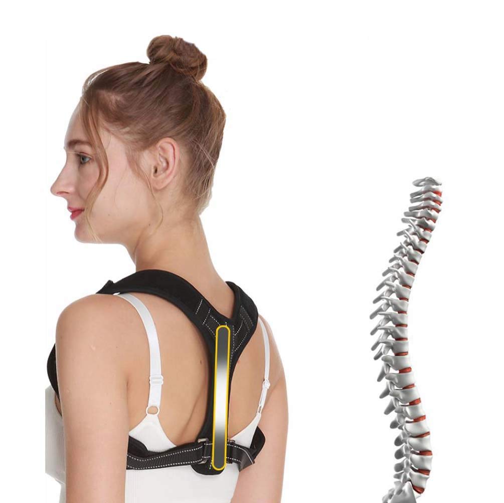 Bene Correttore Postura Schiena Dritta Regolabile, Corretta Postura Correzione Traspirante, Tutore Schiena Ortopedica Busto per Uomo e Donna Unisex, M