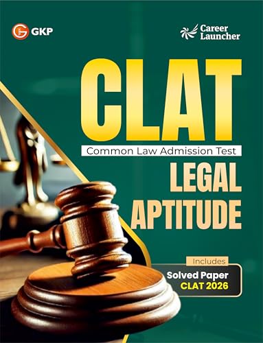 Image of GKP CLAT 2027 Legal Aptitude Guide | Includes Solved Paper of CLAT 2026 | 3 Full-Length Mock Tests | Comprehensive Legal Reasoning & Legal Knowledge for CLAT Preparation