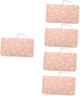 Toyvian 5 Peças Tapete De Troca Portátil Lavável Trocador De Fraldas De Viagem Almofada De Troca De Fraldas De Bebê Almofada De Berço Lavável Almofada De Troca De Bebê Macio Homens E