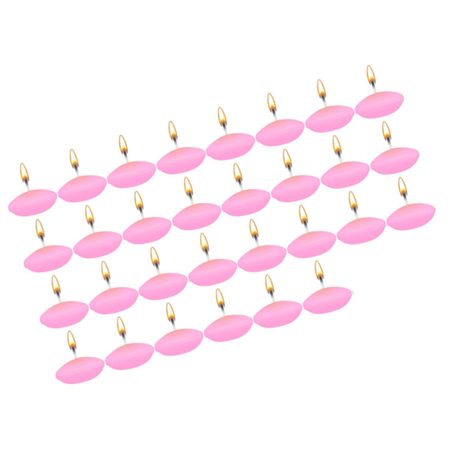 Jazuaiao 10Pcs Unscented Floating Decorative Floating for Wedding Pool, Valentine Day Bathtub, Christmas Decoration Decorative for Centerpieces
