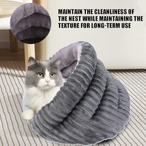 Compagnon compact pour sommeil confortable de chat et repos de chiot