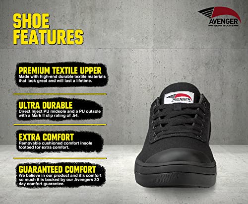 Avenger Work Boots Men's Low Top Industrial Shoe2