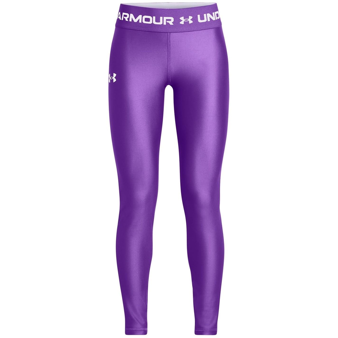 Under Armour (525) Lavish / / White Underarmourkidsleggingwaterresistantpurple9-10Years