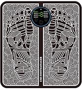 Nuvance - Voetmassage Apparaat met Bediening - EMS Massage Mat - Stimuleert Bloedsomloop - Draadl...