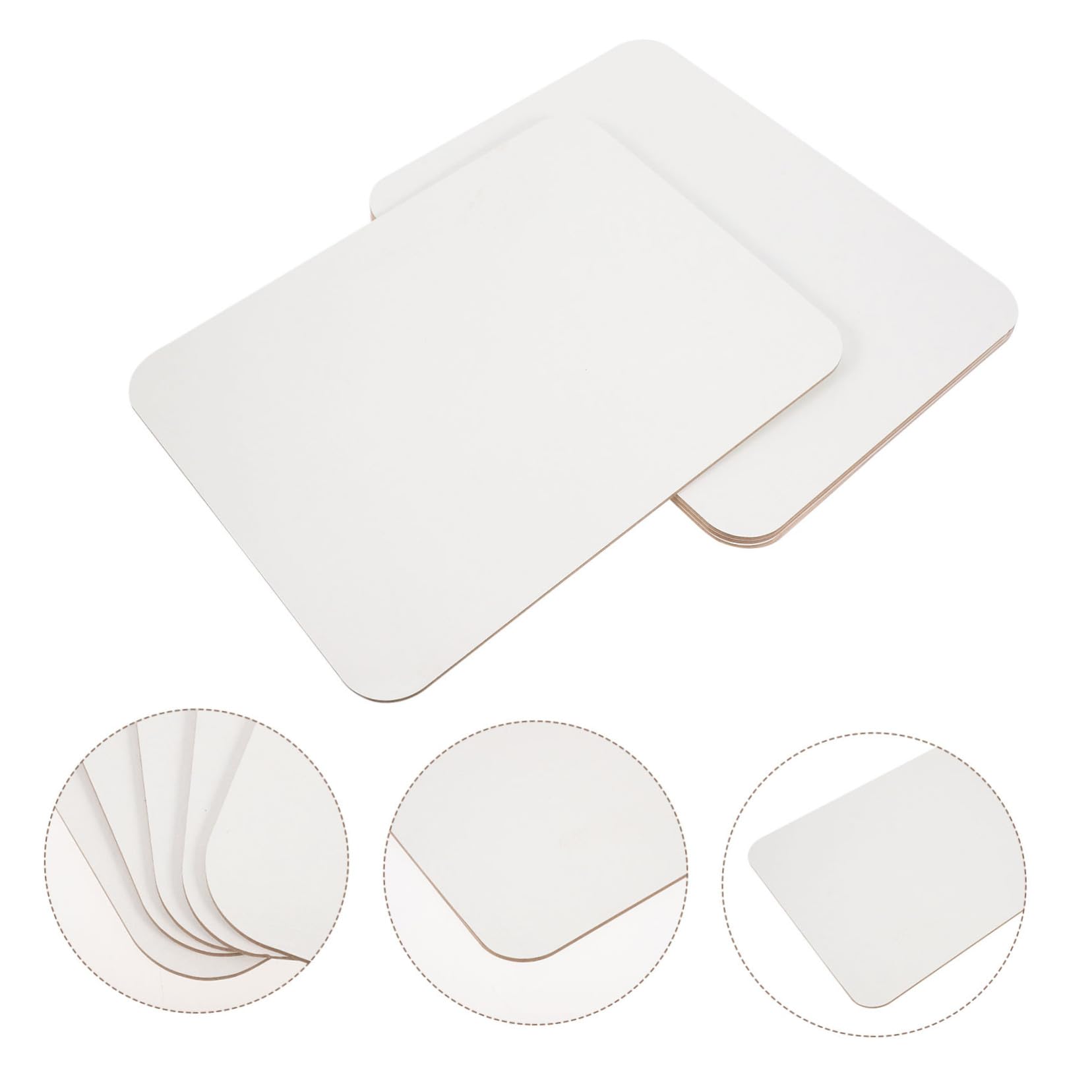 Tableau Blanc Portable Double Face 30X40 CM Effaçable à Sec pour Bureau et Maison pour Garçon et Filles et Adultes Surface Lisse Pratique pour Notes et Rappels