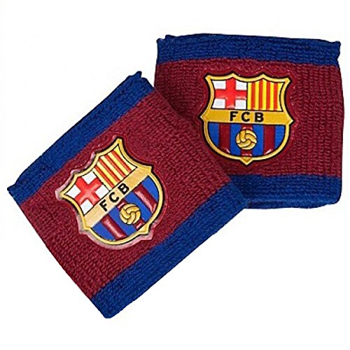 Barcelona F.C. LA LIGA Wristbands/Sweatbands, Unisex, One Size, Blue, Red, Soccer Fans, FC Barcelona Supporters, Spanish La Liga Followers