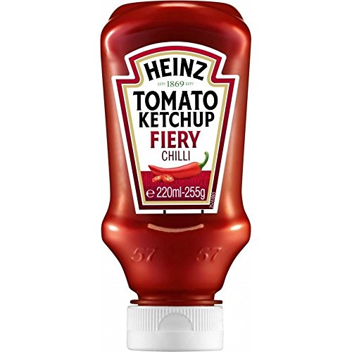 Heinz Tomato Ketchup con Fiery chile 255g