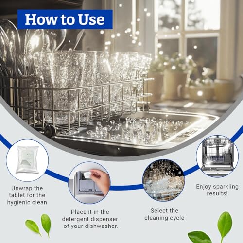 Image of Klenzmo All-in-One Dishwasher Tablets - 30 Count | Powerful cleaning with residue-free shine. Biodegradable, phosphate-free & safe for all dishwashers.