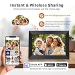 Uhale Digital Picture Frame WiFi 10.1 Inch with 32GB Storage, Electronic Photo Frames 1280 x 800 HD IPS Touch Screen, Auto Rotate, Slideshow, Instantly Share Photos and Videos from Anywhere - Image 2
